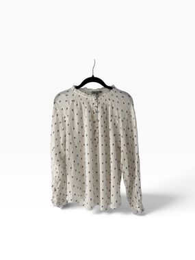 Wit & Wisdom Women’s Size M Boho Cottagecore Feminine Romantic Textured Blouse
